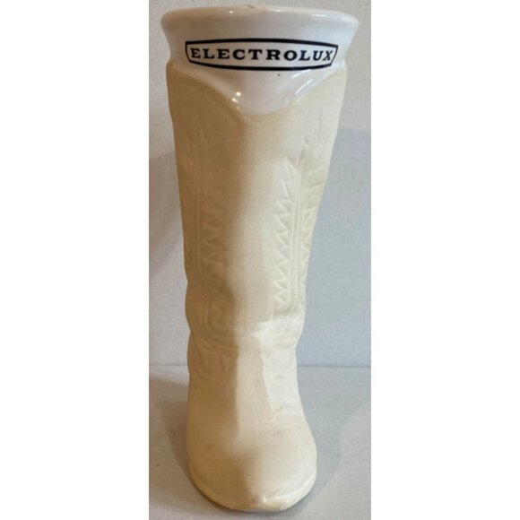 Vintage Electrolux Advertising Cowboy Boot Mug Vase - Picture 2 of 8